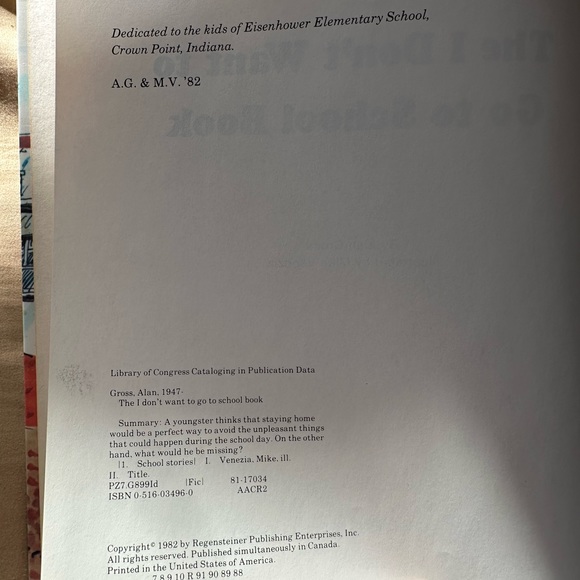 The I don’t want to go to school book! Children’s book! Great resource! - Picture 2 of 10